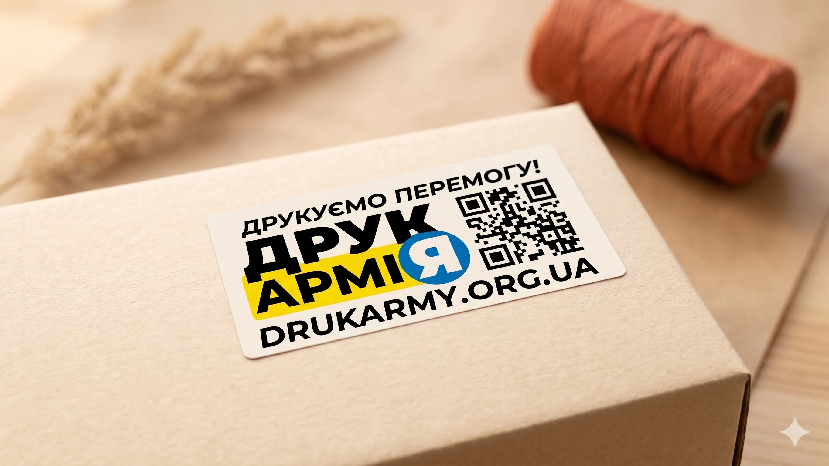 Наклейка ДрукАрміЯ